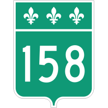 Écusson route 158