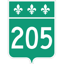 Écusson route 205