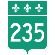 Écusson route 235