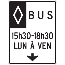 Voie réservée