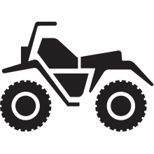 Silhouette du motoquad