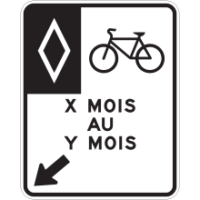 Voie réservée aux bicyclettes