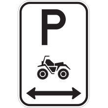 Stationnement autorisé aux motoquads