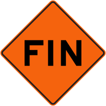 Fin des travaux